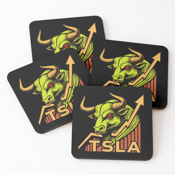 Item preview, Tesla Stock Investor EV Market Bull Run Trading Design designed and sold by TEEJAMBOREE.
