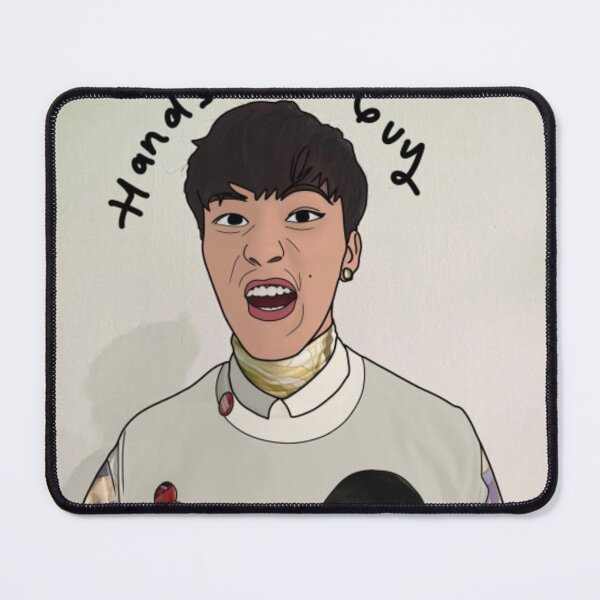 Item preview, Funny Meme Portrait Handsome Guy designed and sold by fonuahuraga.