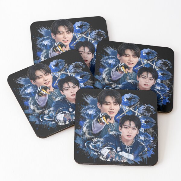 Item preview, Jungkook Blue Flame Aesthetic K-pop Fanart designed and sold by Kimheawon.