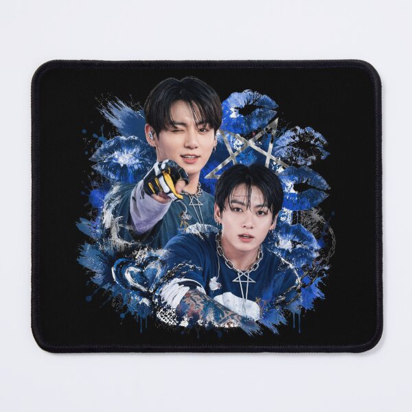 Item preview, Jungkook Blue Flame Aesthetic K-pop Fanart designed and sold by Kimheawon.