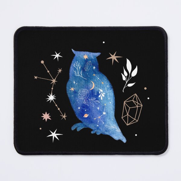 Item preview, Cosmic Celestial Owl - Celestial Watercolor Witchy Aesthetic designed and sold by samahl_l.