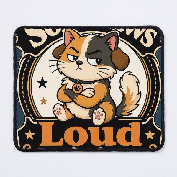 Item preview, Soft Paws Loud Opinions Dog Cat Funny Shirt designed and sold by oddpawstudio.