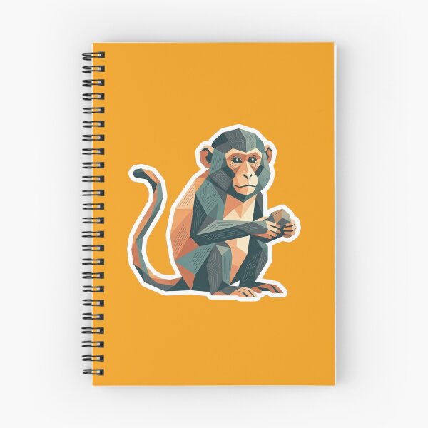 Item preview, Curious Chimpanzee Sticker – Geometric Ape Design for Students and Creatives designed and sold by bsbd-action.