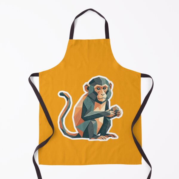 Item preview, Curious Chimpanzee Sticker – Geometric Ape Design for Students and Creatives designed and sold by bsbd-action.