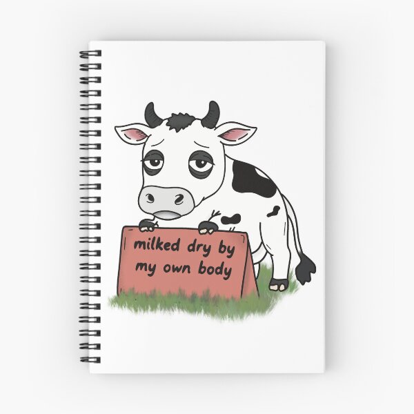 Item preview, Milked Dry by My Own Body – Funny Chronic Illness Cow Design designed and sold by Chronically creative.