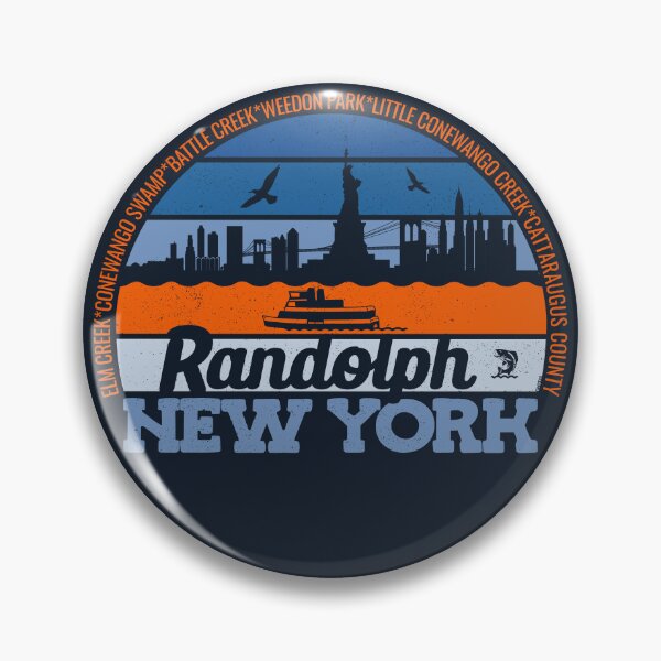 Item preview, Randolph New York Sunset Retro Vintage Local Pride Logo designed and sold by CRHPOD20.