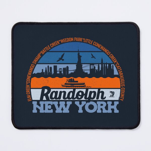 Item preview, Randolph New York Sunset Retro Vintage Local Pride Logo designed and sold by CRHPOD20.