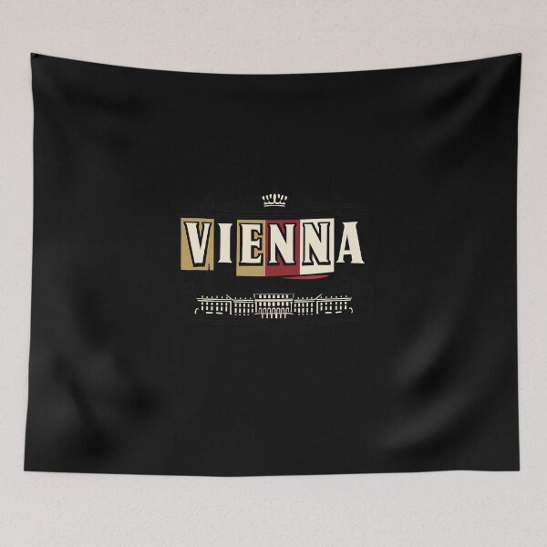Item preview, Vienna Retro Travel Tee | Vintage Graphic Shirt designed and sold by SJarts Creative Studio.