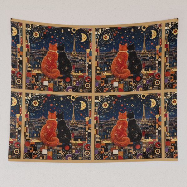 Item preview, Cats in love in Paris. designed and sold by Natalia-Vlad.