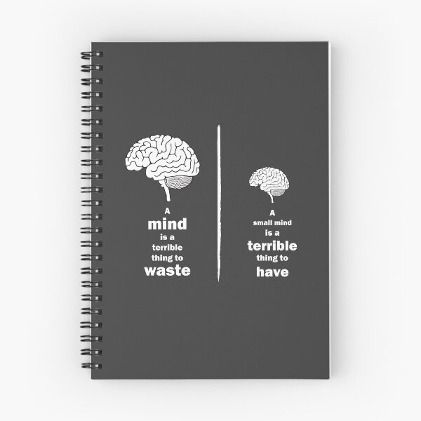 Item preview, A mind is a terrible thing to waste designed and sold by Skeezix-66.