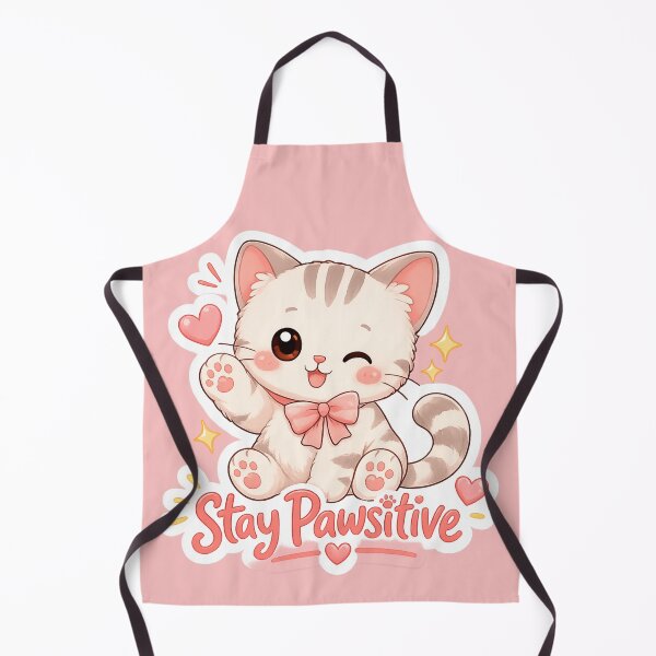 Item preview, Stay Pawsitive Kitty | Cute Kawaii Pastel Cat Aesthetic designed and sold by AONLINE .
