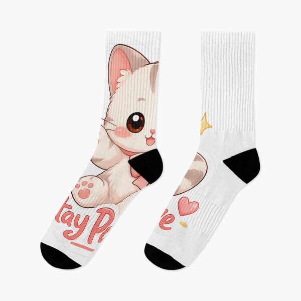 Item preview, Stay Pawsitive Kitty | Cute Kawaii Pastel Cat Aesthetic designed and sold by AONLINE  .