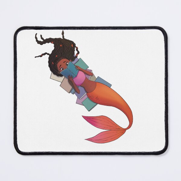 Item preview, Book lover mermaid designed and sold by Lala cozy art.