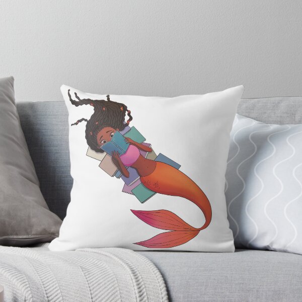 Item preview, Book lover mermaid designed and sold by Lala cozy art.