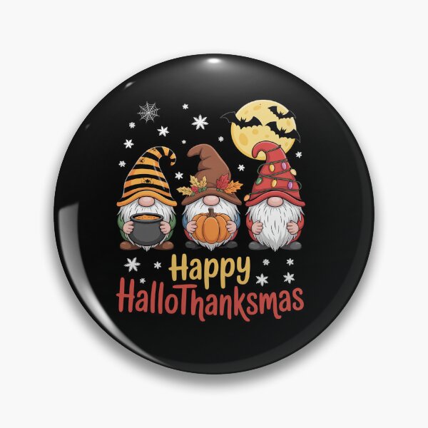 Item preview, Happy Hallothanksmas Gnomes Lover Halloween  designed and sold by grounabslaninal.