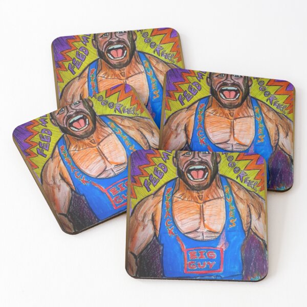Item preview, Shouting Muscle Wrestler Drawing designed and sold by arigonmec.
