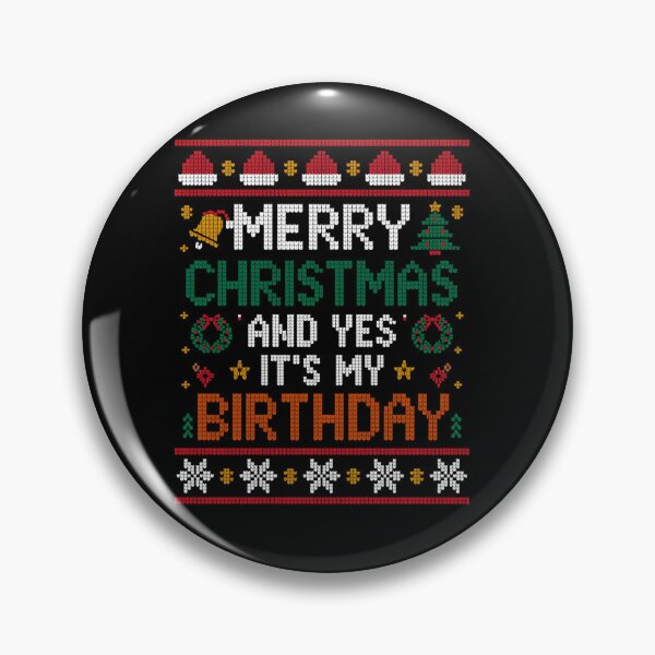 Item preview, Merry Christmas And Yes It's My Birthday Ugly Xmas designed and sold by grounabslaninal.