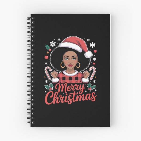 Item preview, Merry Christmas Black African Girl Santa Hat Xmas Pajama designed and sold by grounabslaninal.