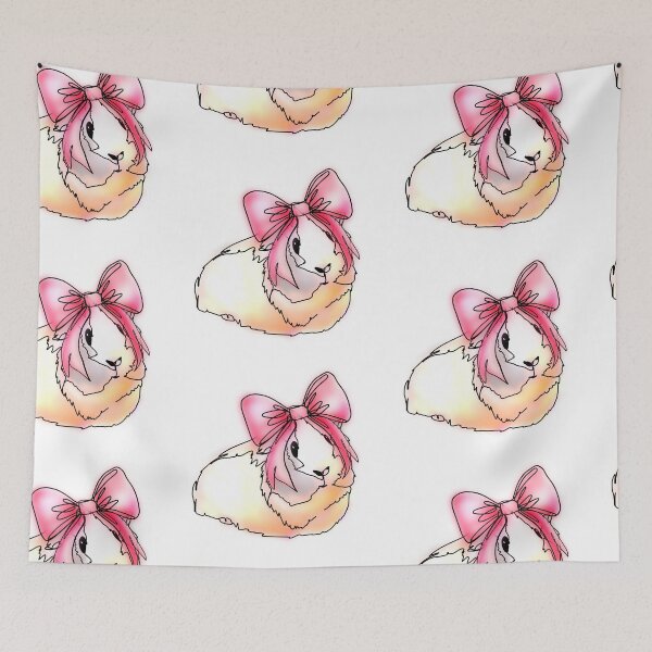 Item preview, Rice the Guinea Pig big bow – animalzinhats designed and sold by Ashley’sAnimalz.
