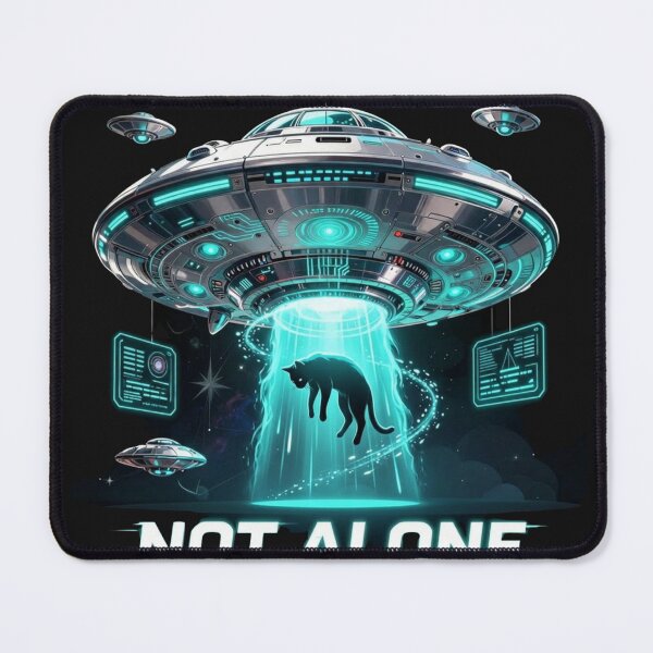 Item preview, UFO Not Alone - Futuristic designed and sold by GoGreenlove.