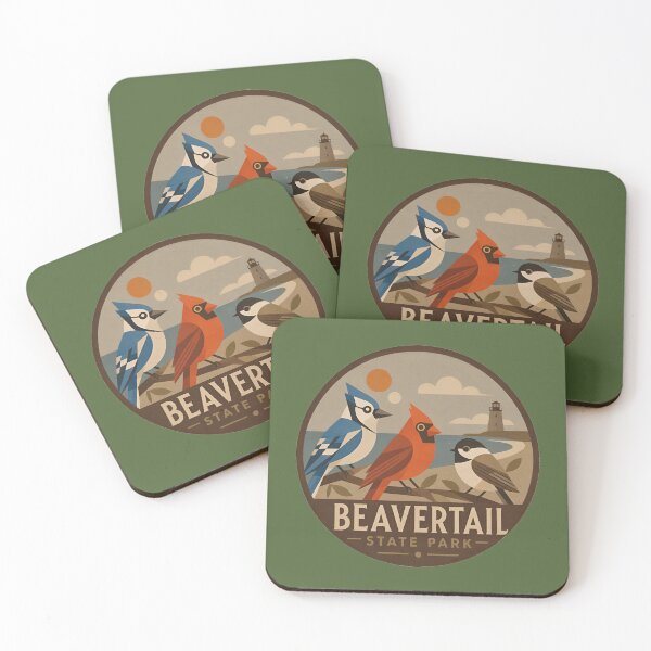 Item preview, Beavertail state park designed and sold by Broken Antler Designs .