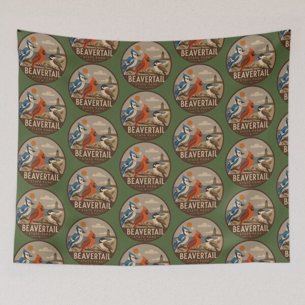 Item preview, Beavertail state park designed and sold by Broken Antler Designs .
