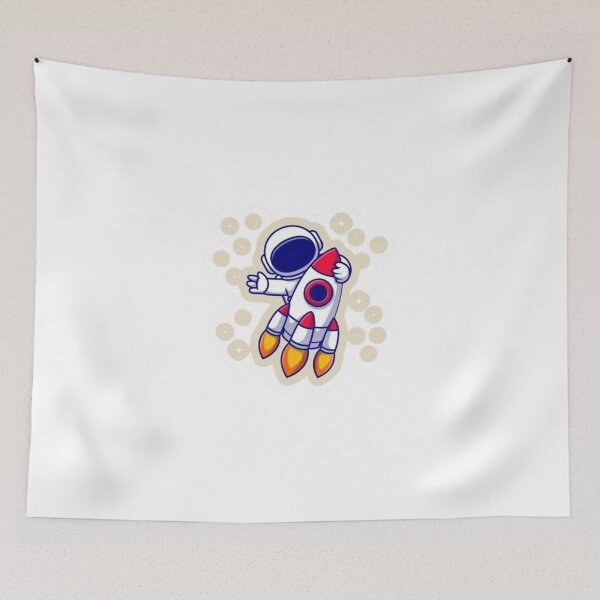 Item preview, Astronaut Riding a rocket  designed and sold by Monem-RASH.