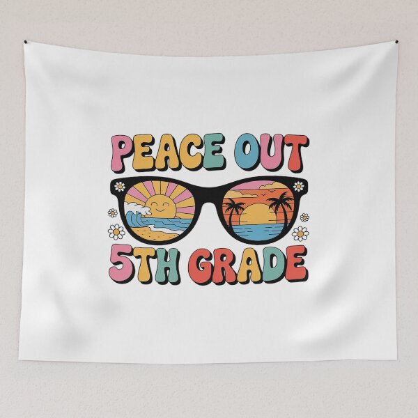 Item preview, Peace Out 5th Grade Groovy Graduation Last Day of 5th Grade designed and sold by grounabslaninal.