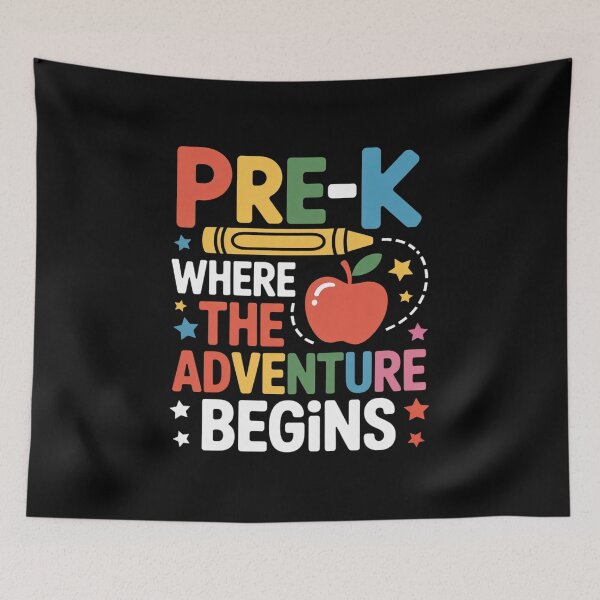 Item preview, Pre-K Where The Adventure Begins Back to School designed and sold by grounabslaninal.