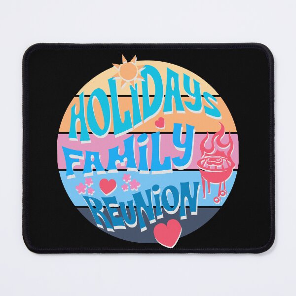 Item preview, Holiday Family Reunion Summer BBQ Retro Sunset Design designed and sold by AleksaDesignMTL.