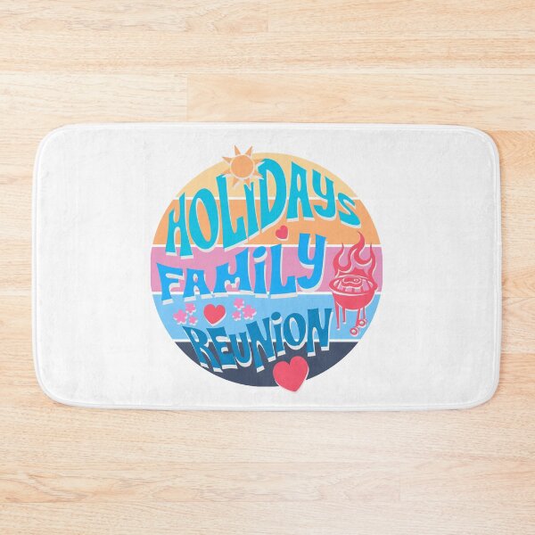 Item preview, Holiday Family Reunion Summer BBQ Retro Sunset Design designed and sold by AleksaDesignMTL.
