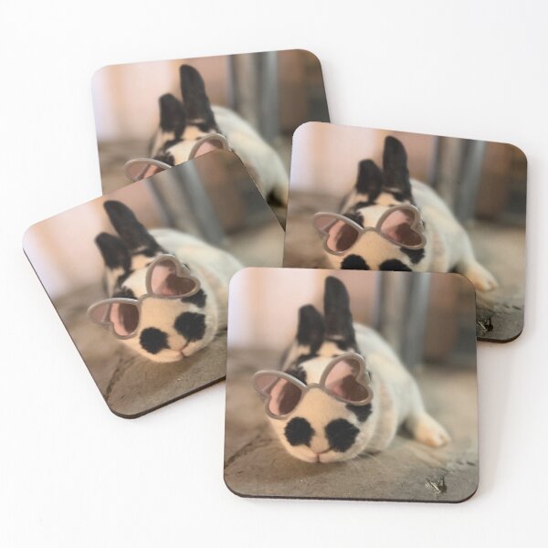 Item preview, Bunny rabbit in sunglasses  designed and sold by Common Graces.