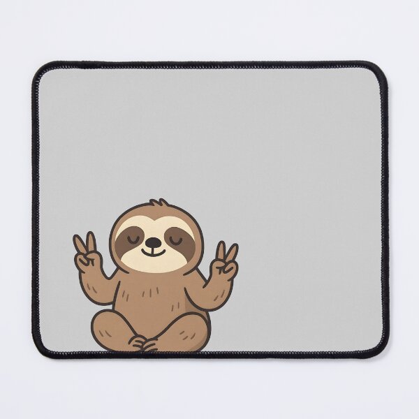Item preview, Cute Zen Sloth Peace Sign Minimalist designed and sold by MerchPOW.