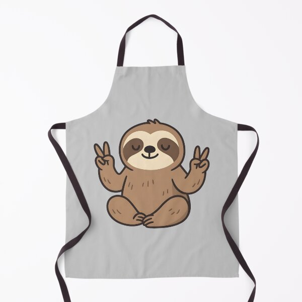 Item preview, Cute Zen Sloth Peace Sign Minimalist designed and sold by MerchPOW.