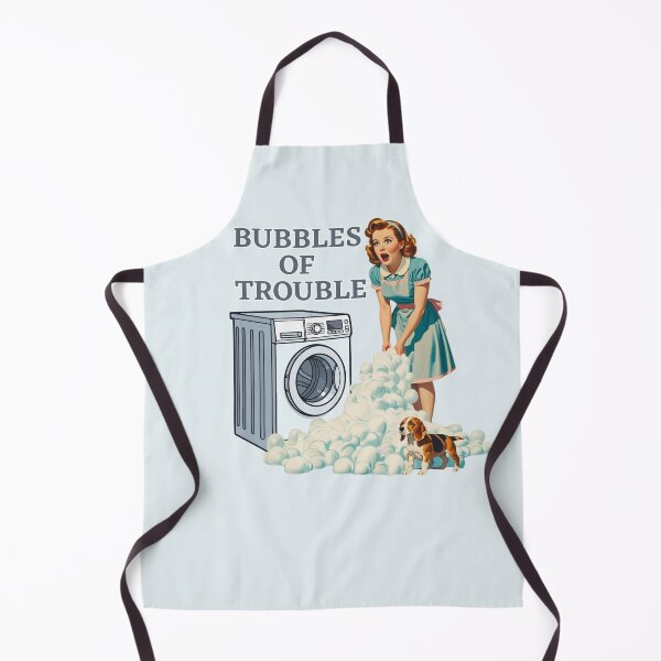 Item preview, The Suds Overload – Retro Laundry Chaos designed and sold by SilverSeaBKK.