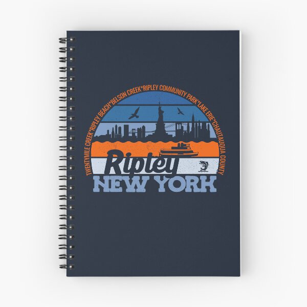 Item preview, RIpley New York Sunset Retro Vintage Local Pride Logo designed and sold by CRHPOD20.
