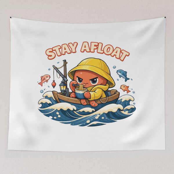 Item preview, Octopus Stay Afloat Adventure designed and sold by AbanoubStore.