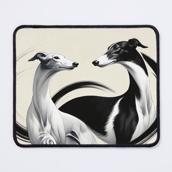 Item preview, GALOGO - Suibokuga Flow - Single Stroke designed and sold by GALOGO – Art for Sighthounds & Animal Welfare.