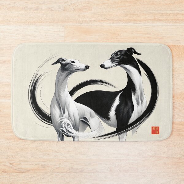 Item preview, GALOGO - Suibokuga Flow - Single Stroke designed and sold by GALOGO – Art for Sighthounds & Animal Welfare.