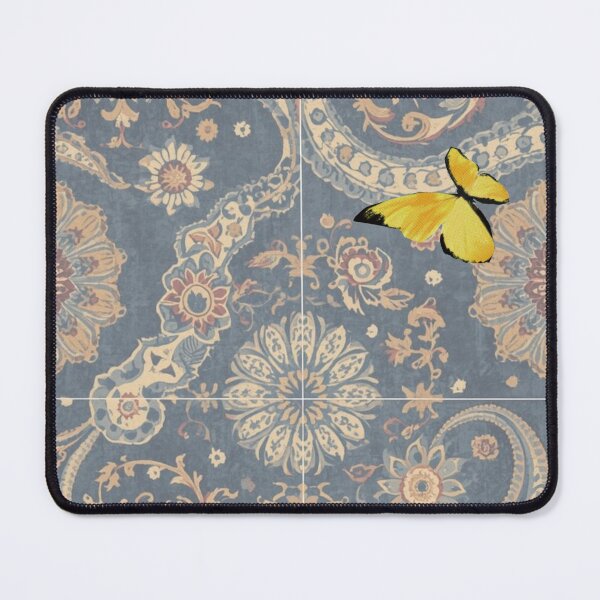 Item preview, Soft Paisley Butterfly Textile Art designed and sold by tmoca.