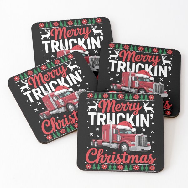Item preview, Trucker Truck Driver Ugly Xmas Merry Trucking Christmas designed and sold by grounabslaninal.