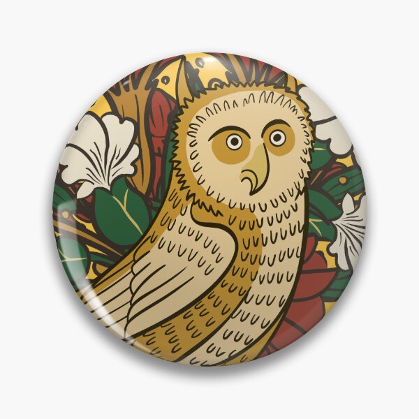 Item preview, Cute Medieval Owl Illustration Design designed and sold by MariOyama.
