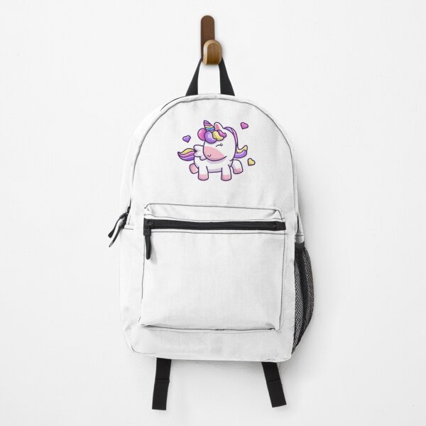 Item preview, Cute Magical Unicorn with Colorful Mane and Hearts designed and sold by Ulrike M Werner.