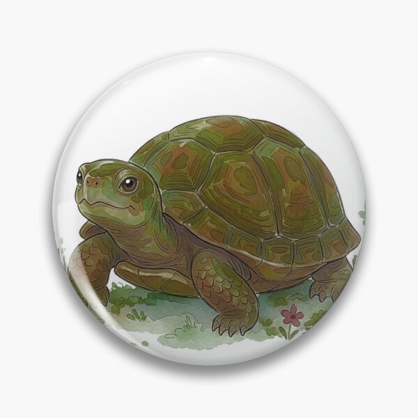 Item preview, Whimsical Storybook Turtle Cottagecore Nature Art designed and sold by HoneyBreezeCo.