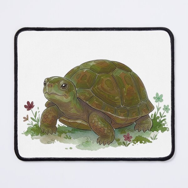 Item preview, Whimsical Storybook Turtle Cottagecore Nature Art designed and sold by HoneyBreezeCo.