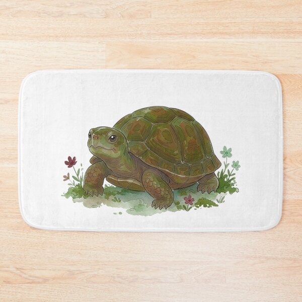 Item preview, Whimsical Storybook Turtle Cottagecore Nature Art designed and sold by HoneyBreezeCo.