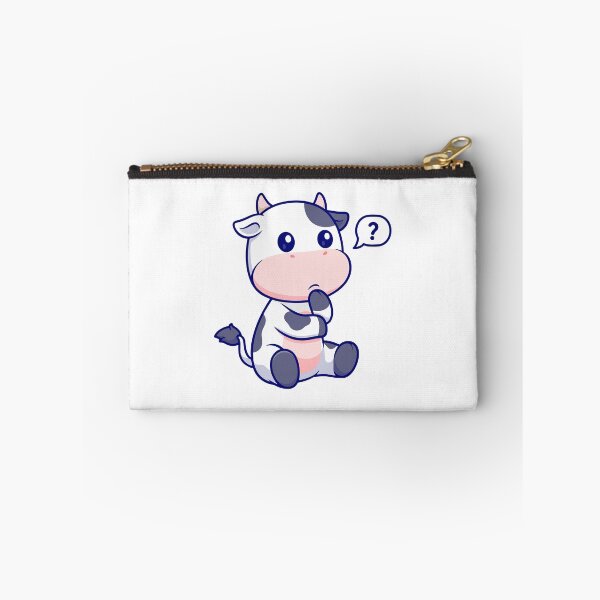 Item preview, Cute Confused Thinking Cow Cartoon designed and sold by Ulrike M 	 Werner.