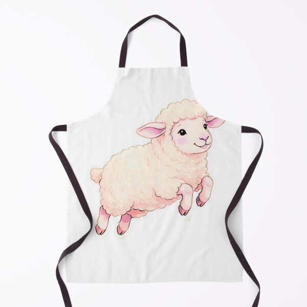 Item preview, Cute Storybook Lamb Cottagecore Fantasy Art designed and sold by HoneyBreezeCo.
