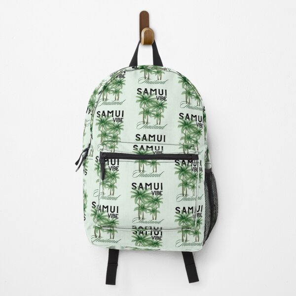 Item preview, Samui Vibe Thailand Tropical Palm Trees Graphic designed and sold by SilverSeaBKK.