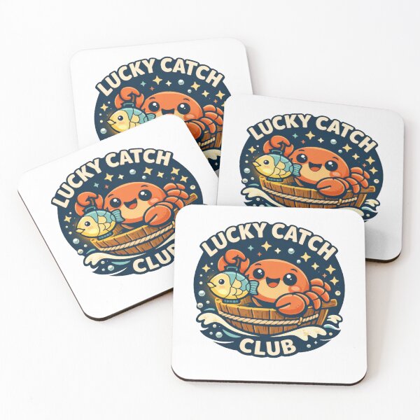 Item preview, Lucky Catch Club Crawfish designed and sold by AbanoubStore.